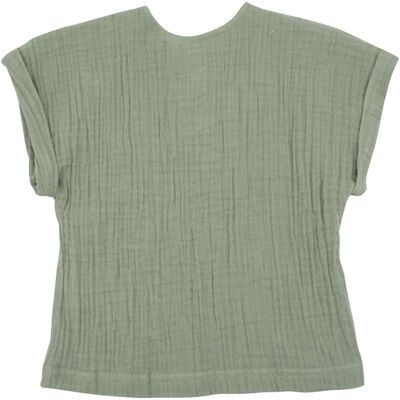 Maximo Musselin-T-Shirt oliv 86/92 Maximo Musselin-T-Shirt oliv 86/92