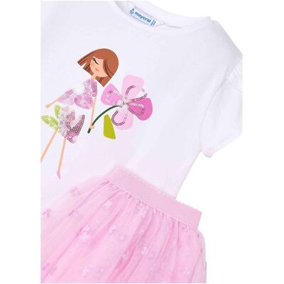 Mayoral 2-tlg. Set T-Shirt und Tüllrock Blumen mehrfarbig Mayoral 2-tlg. Set T-Shirt und Tüllrock Blumen mehrfarbig