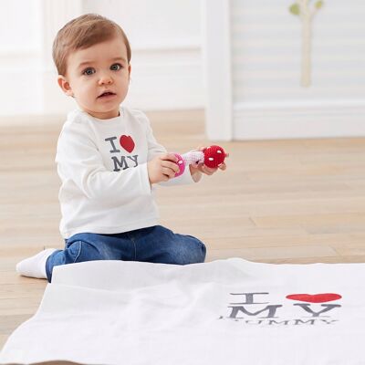 Bornino Shirt langarm Love natur 74/80 unisex Bornino Shirt langarm Love natur 74/80 unisex