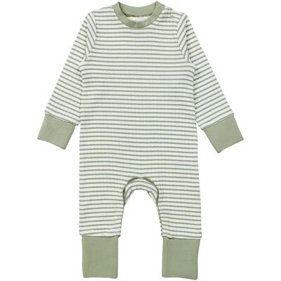 Sense Organics Overall mit Klappfuß Ringel Rippqualität natur mehrfarbig hellblau 62/68 unisex Sense Organics Overall mit Klappfuß Ringel Rippqualität natur mehrfarbig hellblau 62/68 unisex