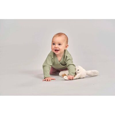 Sense Organics Wickelbody langarm Rippqualität gruen 62/68 unisex Sense Organics Wickelbody langarm Rippqualität gruen 62/68 unisex