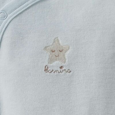 Bornino Nicki-Schlafoverall Stern blau 62/68 Bornino Nicki-Schlafoverall Stern blau 62/68