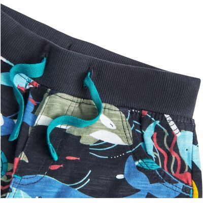BOBOLI Sweatshorts Meerestiere mehrfarbig BOBOLI Sweatshorts Meerestiere mehrfarbig