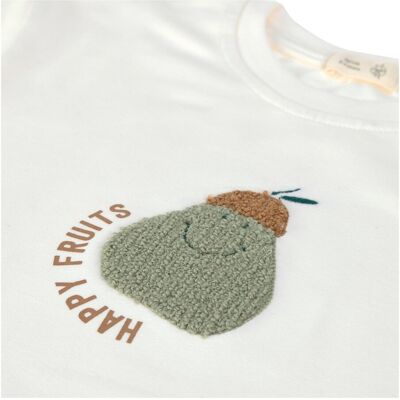 Lässig T-Shirt Birne Little Gang natur gruen mehrfarbig 110/116 unisex Lässig T-Shirt Birne Little Gang natur gruen mehrfarbig 110/116 unisex