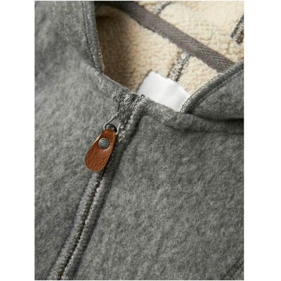 name it Overall mit Kapuze Wollwalk-Optik Teddyfell grau 74/80 unisex name it Overall mit Kapuze Wollwalk-Optik Teddyfell grau 74/80 unisex