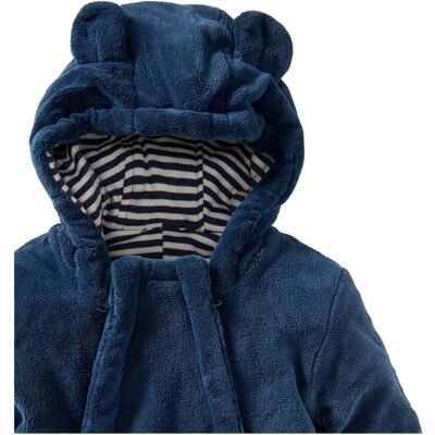 Bornino Plüschoverall blau 50/56 unisex Bornino Plüschoverall blau 50/56 unisex