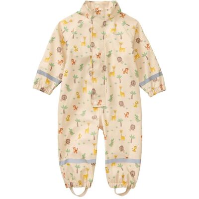 Bornino Regenanzug mit abnehmbarer Kapuze beige mehrfarbig 74/80 unisex Bornino Regenanzug mit abnehmbarer Kapuze beige mehrfarbig 74/80 unisex