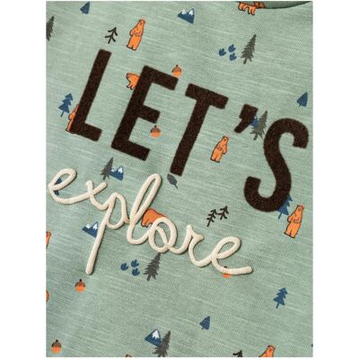 name it Shirt langarm Wald gruen mehrfarbig name it Shirt langarm Wald gruen mehrfarbig