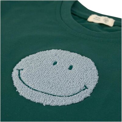 Lässig T-Shirt Smiley Little Gang gruen 74/80 unisex Lässig T-Shirt Smiley Little Gang gruen 74/80 unisex