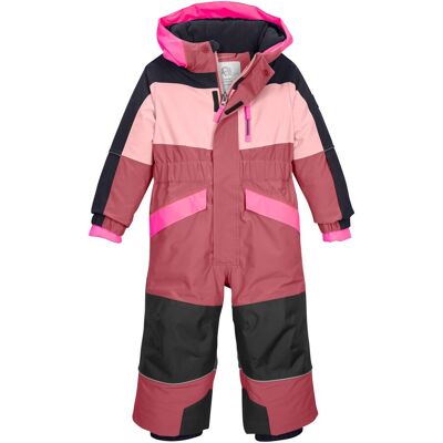 Killtec Schneeoverall mit Kapuze Coloblock rosa 110/116 Killtec Schneeoverall mit Kapuze Coloblock rosa 110/116