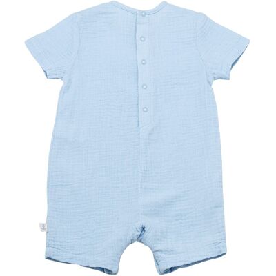 Bornino Musselin-Spieler hellblau 74/80 unisex Bornino Musselin-Spieler hellblau 74/80 unisex