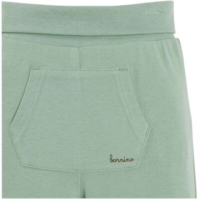 Bornino Jogginghose Kängurutasche gruen 62/68 unisex Bornino Jogginghose Kängurutasche gruen 62/68 unisex