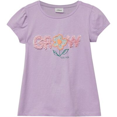 s.Oliver T-Shirt Blume Pailletten lila 92/98 s.Oliver T-Shirt Blume Pailletten lila 92/98