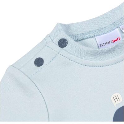 Bornino T-Shirt Wal hellblau 98/104 Bornino T-Shirt Wal hellblau 98/104