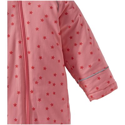 Bornino Schneeoverall mit Kapuze Sterne rosa 62/68 Bornino Schneeoverall mit Kapuze Sterne rosa 62/68