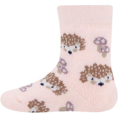 Ewers Thermosocken Igel Pilze rosa mehrfarbig 19/22 Ewers Thermosocken Igel Pilze rosa mehrfarbig 19/22