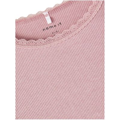 name it Shirt langarm Rippqualität rosa name it Shirt langarm Rippqualität rosa