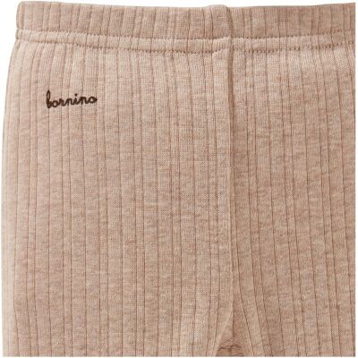 Bornino Leggings Rippqualität beige 86/92 unisex Bornino Leggings Rippqualität beige 86/92 unisex