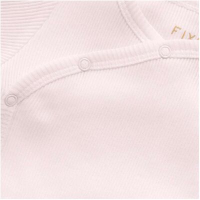 Fixoni Wickelbody langarm Rippqualität rosa Fixoni Wickelbody langarm Rippqualität rosa