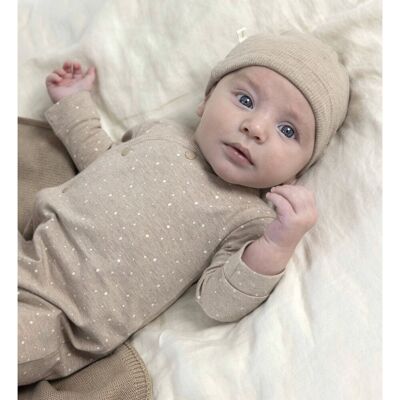Feetje Overall mit Klappfuß Magic beige unisex Feetje Overall mit Klappfuß Magic beige unisex