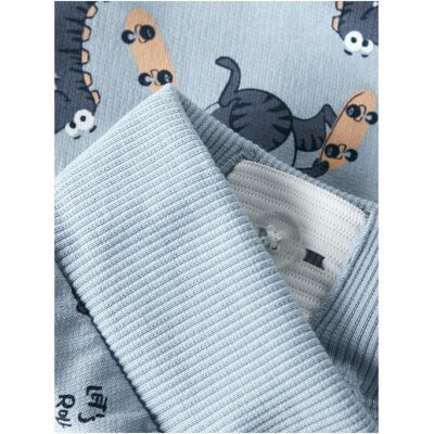 name it Sweat-Bermudas Dino hellblau blau name it Sweat-Bermudas Dino hellblau blau
