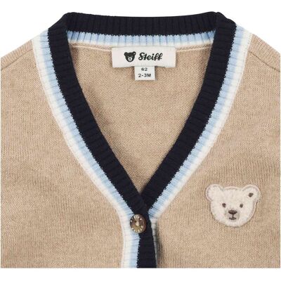 Steiff Strickjacke Bär beige Steiff Strickjacke Bär beige