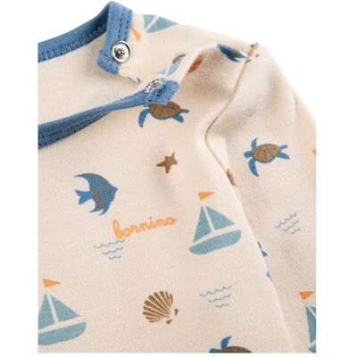 Bornino Shirt langarm Maritim natur 50/56 unisex Bornino Shirt langarm Maritim natur 50/56 unisex