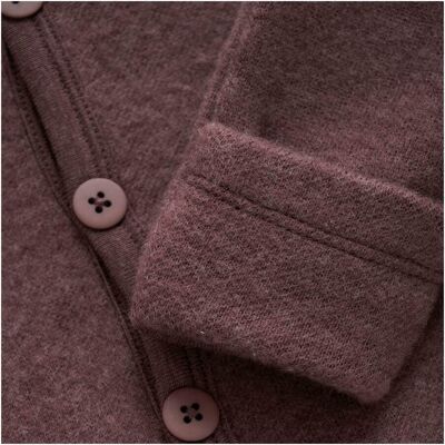 Fixoni Woll-Overall mit Ohren lila Fixoni Woll-Overall mit Ohren lila