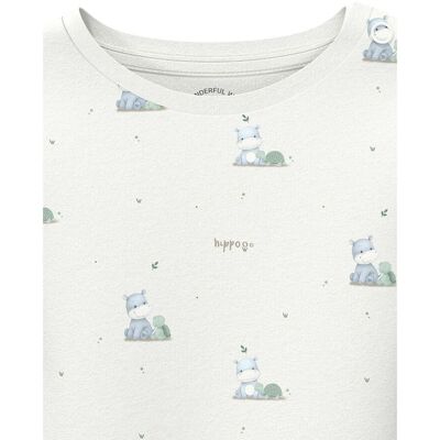 s.Oliver Shirt langarm Hippo Schildkröte natur mehrfarbig 50/56 unisex s.Oliver Shirt langarm Hippo Schildkröte natur mehrfarbig 50/56 unisex