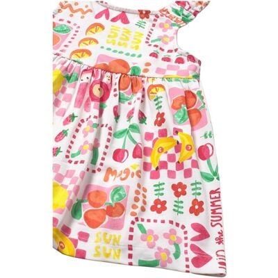 Mayoral Kleid ohne Arm Früchte natur mehrfarbig Mayoral Kleid ohne Arm Früchte natur mehrfarbig