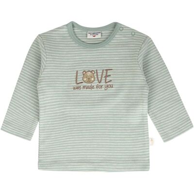 Salt and Pepper Shirt langarm Love Ringel tuerkis unisex Salt and Pepper Shirt langarm Love Ringel tuerkis unisex