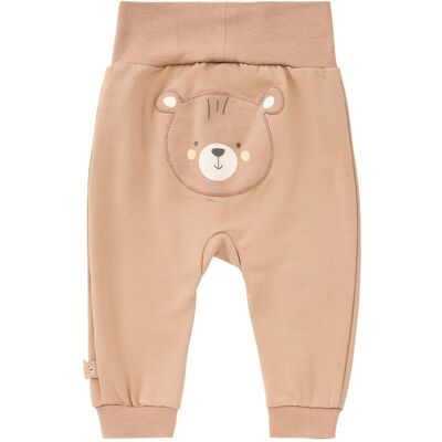 Bornino Jogginghose mit Po-Applikation Bär braun 74/80 unisex Bornino Jogginghose mit Po-Applikation Bär braun 74/80 unisex