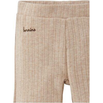 Bornino Hose mit Fuß Rippqualität beige 50/56 unisex Bornino Hose mit Fuß Rippqualität beige 50/56 unisex