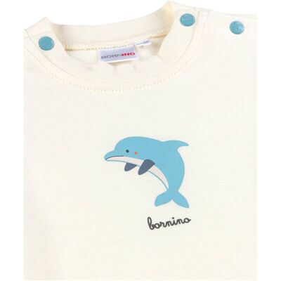 Bornino T-Shirt Delfin natur 50/56 Bornino T-Shirt Delfin natur 50/56