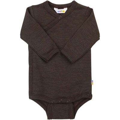 Joha Wickelbody langarm Wolle/Seide braun 68/74 unisex Joha Wickelbody langarm Wolle/Seide braun 68/74 unisex