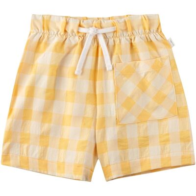 Sanetta Pure Shorts Karo gelb Sanetta Pure Shorts Karo gelb