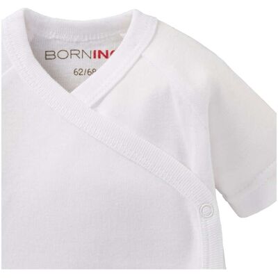 Bornino Wickelbody kurzarm weiss 62/68 unisex Bornino Wickelbody kurzarm weiss 62/68 unisex