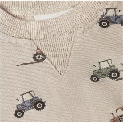 MINYMO Sweatshirt Traktoren beige MINYMO Sweatshirt Traktoren beige