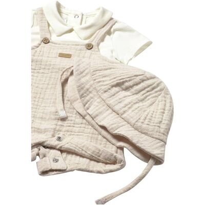 Mayoral Musselin-Polo-Spieler 2in1 beige natur Mayoral Musselin-Polo-Spieler 2in1 beige natur
