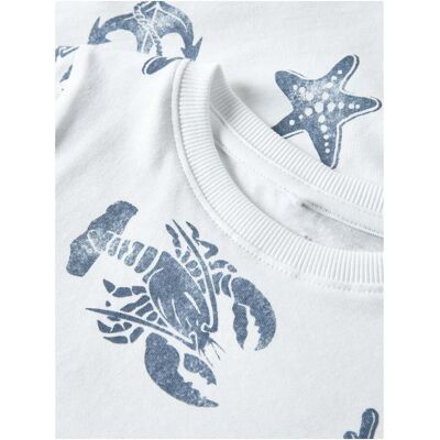 name it T-Shirt Ozean weiss blau name it T-Shirt Ozean weiss blau