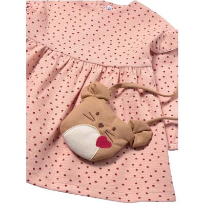 Mayoral Kleid langarm Punkte Rüschen rosa Mayoral Kleid langarm Punkte Rüschen rosa