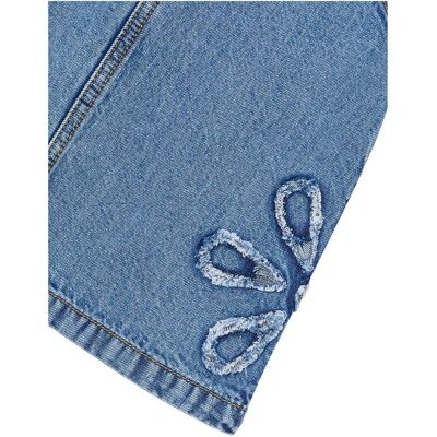 Mayoral Jeans-Latzkleid Blumen denim Mayoral Jeans-Latzkleid Blumen denim