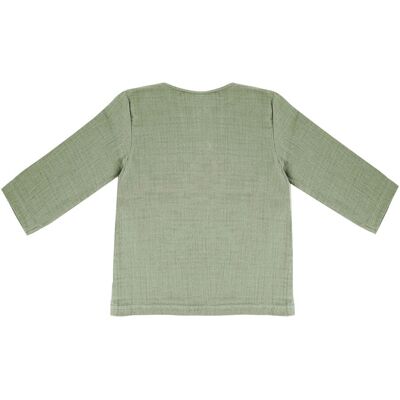 Maximo Musselin-Shirt langarm gruen 62/68 Maximo Musselin-Shirt langarm gruen 62/68