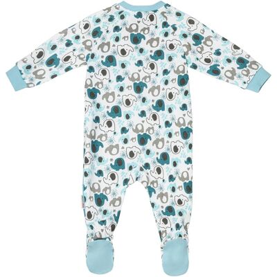 Bornino 2er-Pack Schlafoveralls Elefanten blau 50/56 Bornino 2er-Pack Schlafoveralls Elefanten blau 50/56