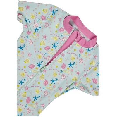 Sterntaler Schwimmanzug kurz mit UV-Schutz Muscheln tuerkis mehrfarbig 98/104 Sterntaler Schwimmanzug kurz mit UV-Schutz Muscheln tuerkis mehrfarbig 98/104