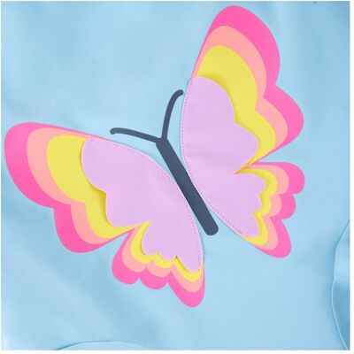 Colorkids Badeanzug Rüschen Schmetterling hellblau mehrfarbig Colorkids Badeanzug Rüschen Schmetterling hellblau mehrfarbig