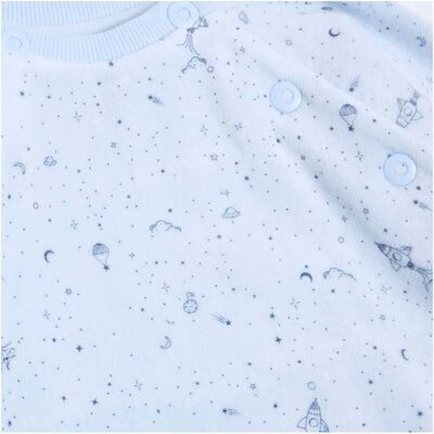 Fixoni Nicki-Overall Weltall hellblau Fixoni Nicki-Overall Weltall hellblau