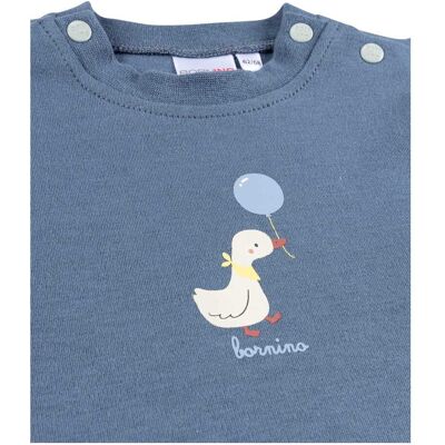 Bornino T-Shirt Gans blau 62/68 Bornino T-Shirt Gans blau 62/68