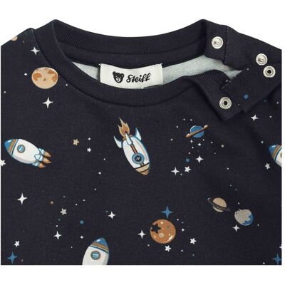 Steiff Sweatshirt Weltall blau mehrfarbig Steiff Sweatshirt Weltall blau mehrfarbig