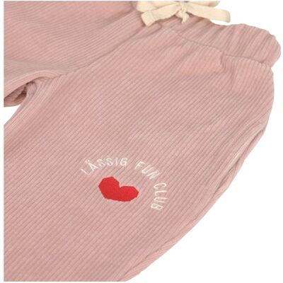 Lässig Cordhose Herz Fun rosa 110/116 Lässig Cordhose Herz Fun rosa 110/116